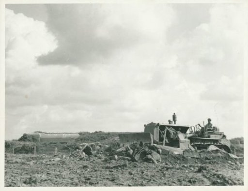 Clearing German fortifications