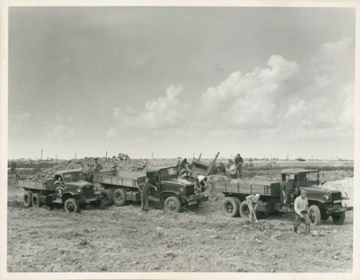 Clearing of German fortifications
