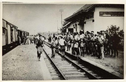 Hijacked train enters Tandjungrasa station