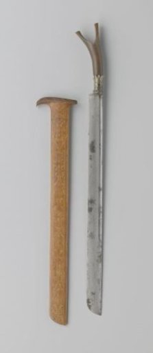 Long Sikin with Scabbard from the Collection of General G.C.E. van Daalen