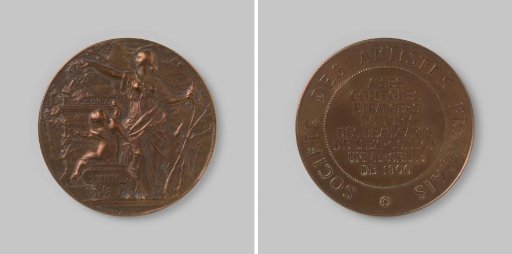 Medal Awarded to Foreign Jury Members of the World Exhibition in Paris, 1900