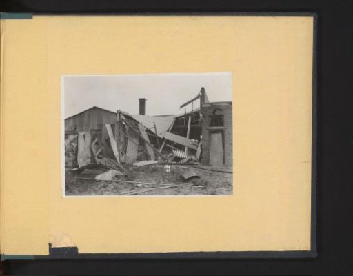 Destroyed building