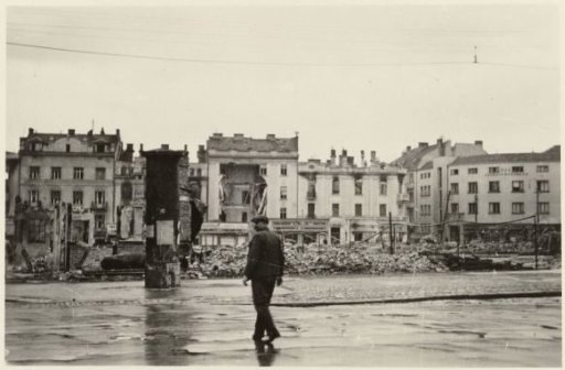War devastation in Belgrade