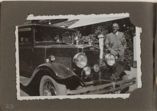 Man by a car