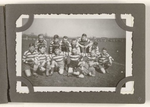 Group photo of a boys' football team