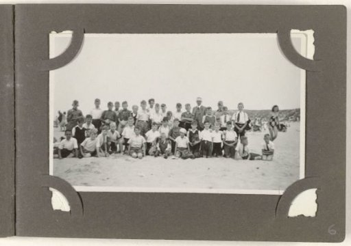 Group photo on the beach