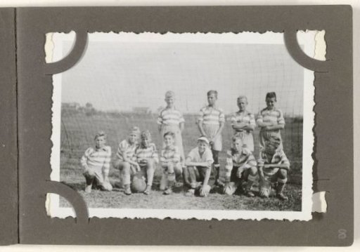 Group photo of a boys' football team
