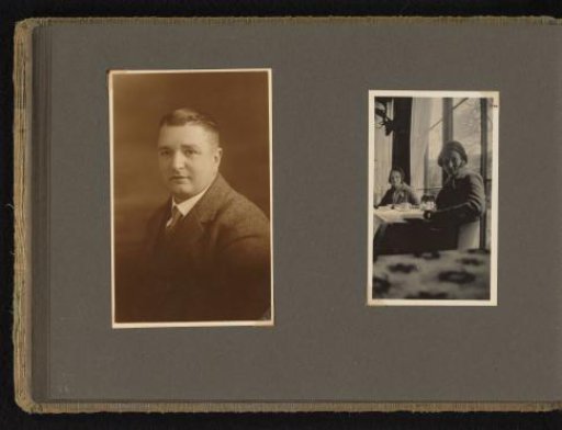 Portrait of a man and two women