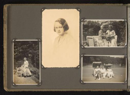 Portrait and in the garden and on the tennis court