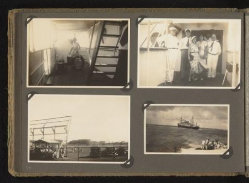On board and a baseball match