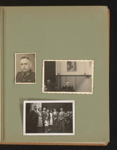 Passport photo, family photo and Christmas celebration in Utrecht, 1943