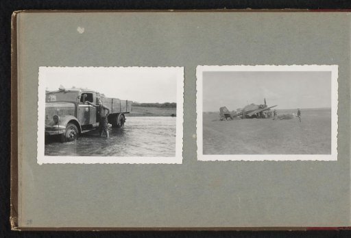 Truck and airplane