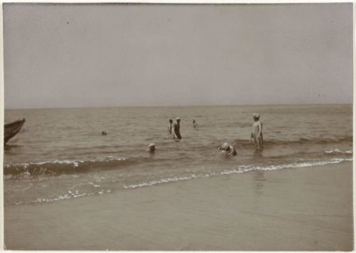 Playing in the sea in Zandvoort