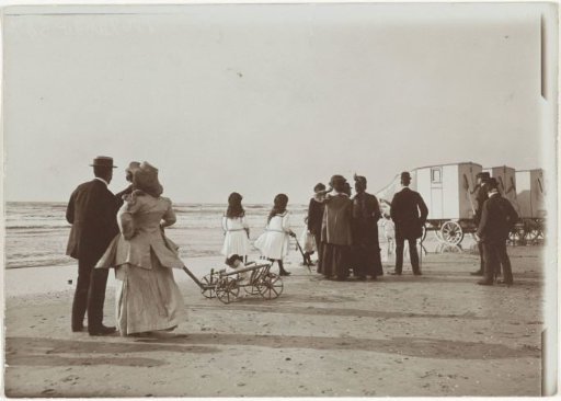 Along the tideline in Zandvoort