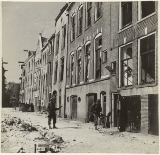 Soldiers Ransacking Houses
