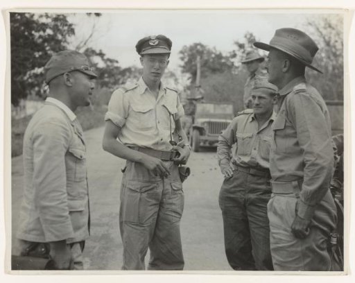 Interrogation of a Japanese commander