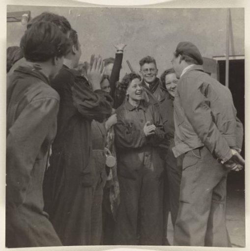 Prince Bernhard on a tour