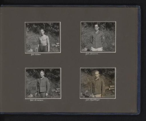 Portraits of German soldiers, 1940
