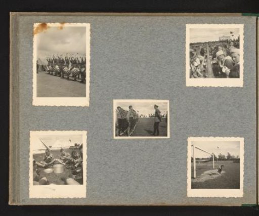 Military camp, foraging and football match