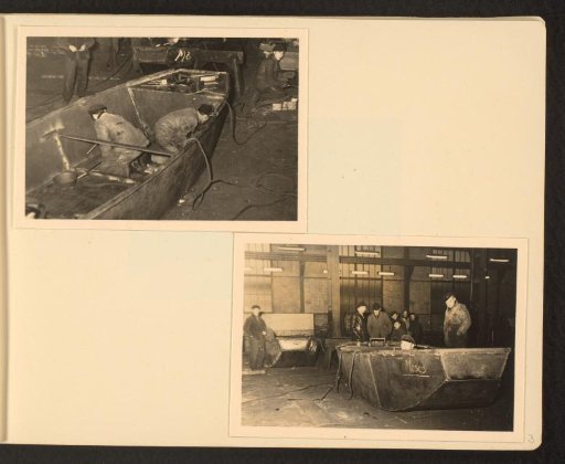 Manufacture of metal boats