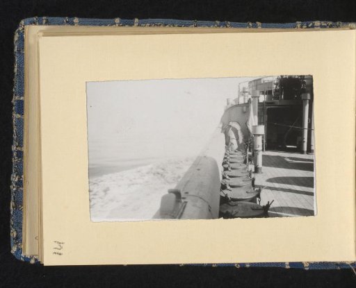 At sea