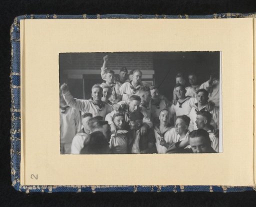 Sailors celebrating