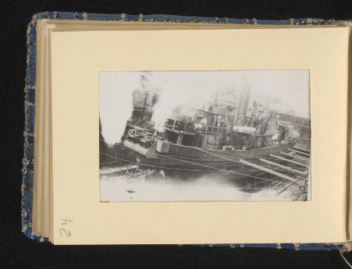 Ship in dry dock