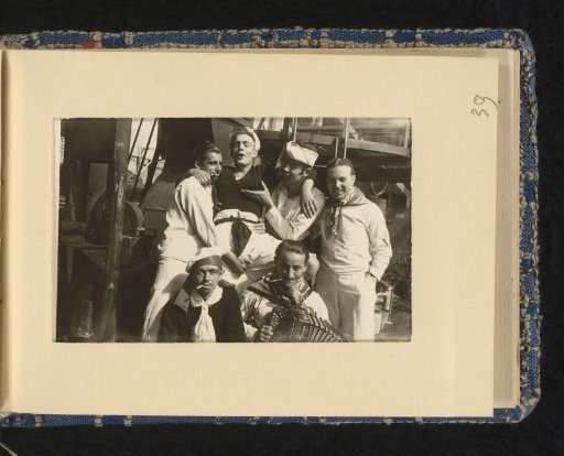 Sailors with an accordion