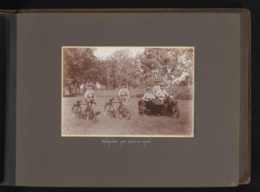 Mobile police on motor and bicycle