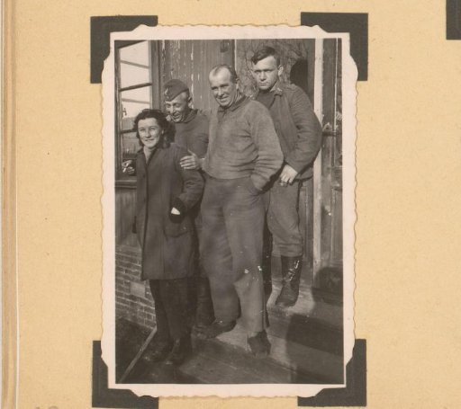 Three German Soldiers and a Woman