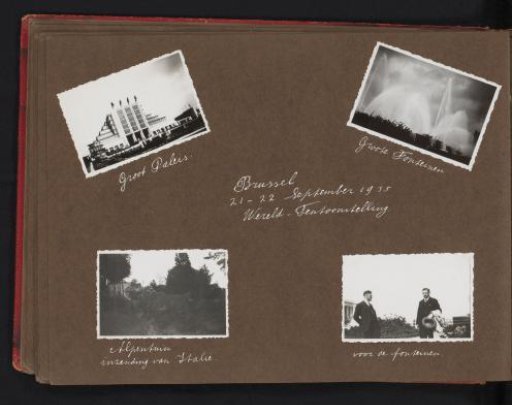 Brussels 21-22 September 1935 World Exhibition