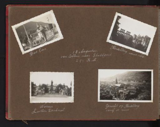 18 August. from Coblenz to Stuttgart 294 K.M.