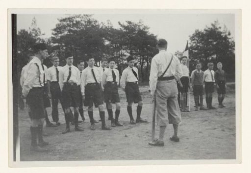 Boys of the Youth Storm with the Dutch flag