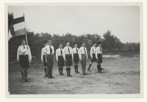 Boys of the Youth Storm with the Dutch flag