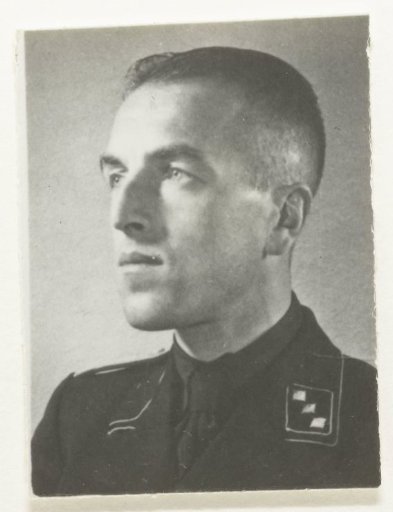 Portrait of a member of the NSB / Dutch SS