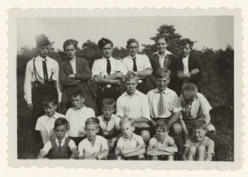 Group of Young Stormers portrayed outdoors