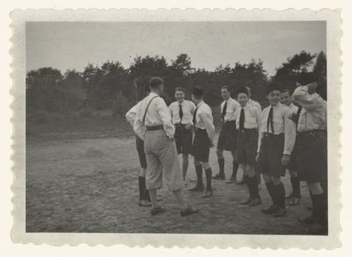 Group of Young Stormers, conversing