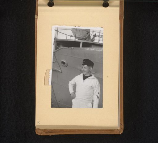 Sailor of the Kriegsmarine on his ship