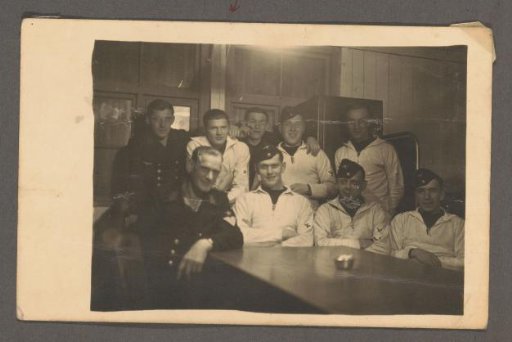 Group of Soldiers in Uniform at a Table