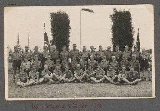 Group photo during a Hitler Youth camp