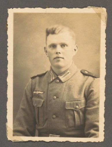Portrait of a soldier in uniform