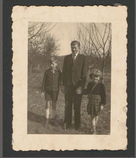 Portrait of a Man with Two Children