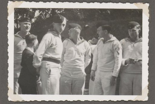 Soldiers awaiting inspection