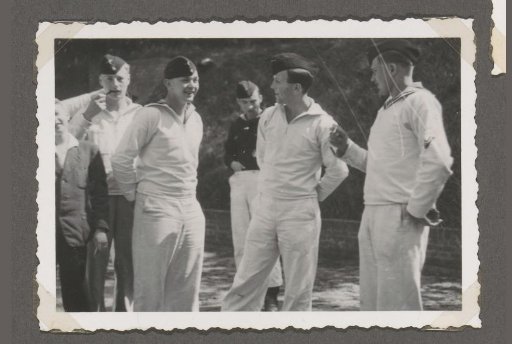 Soldiers awaiting inspection