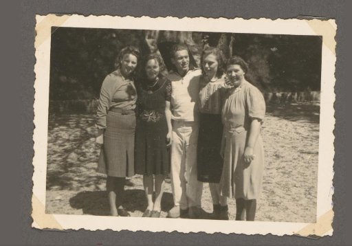 Group portrait of kitchen staff