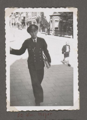 Ob. Wm. Meyer on the street