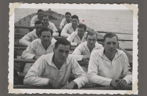 Soldiers in a rowing boat