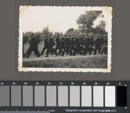 Marching soldiers
