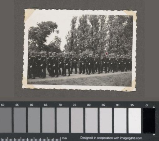 Marching soldiers