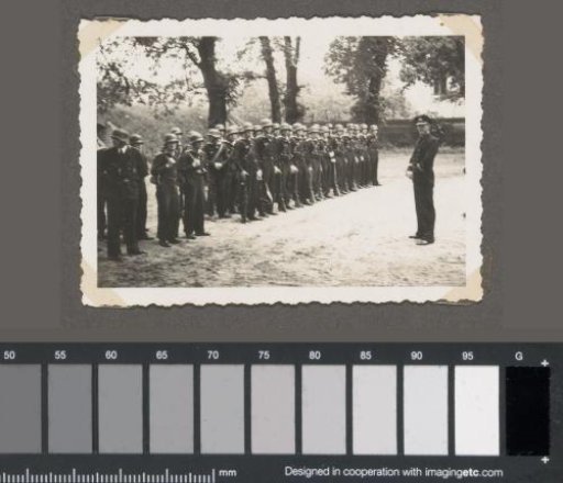 Soldiers on parade